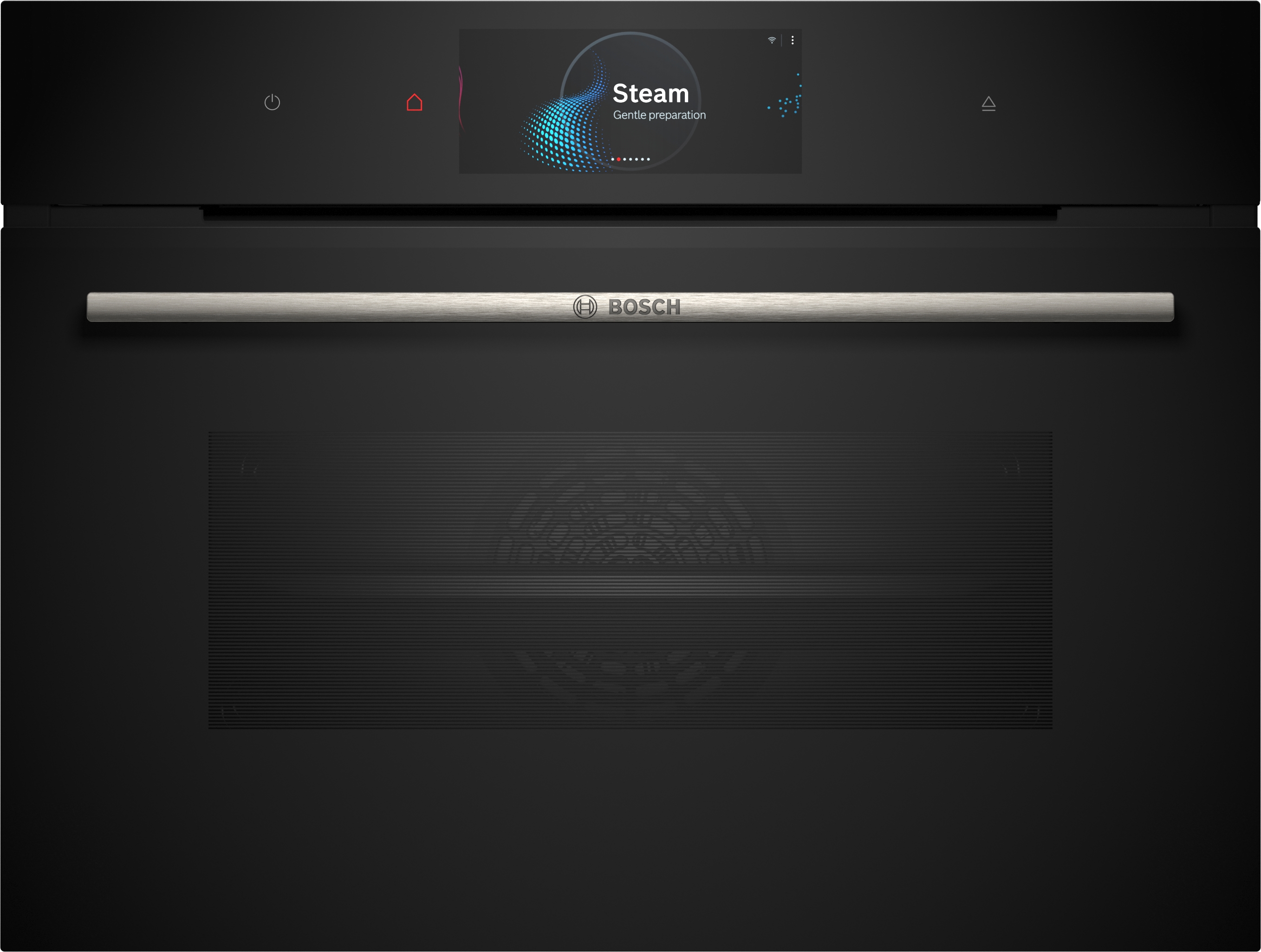 Series 8, Built-in compact oven with steam function, 60 x 45 cm, Black, CSG7384B2