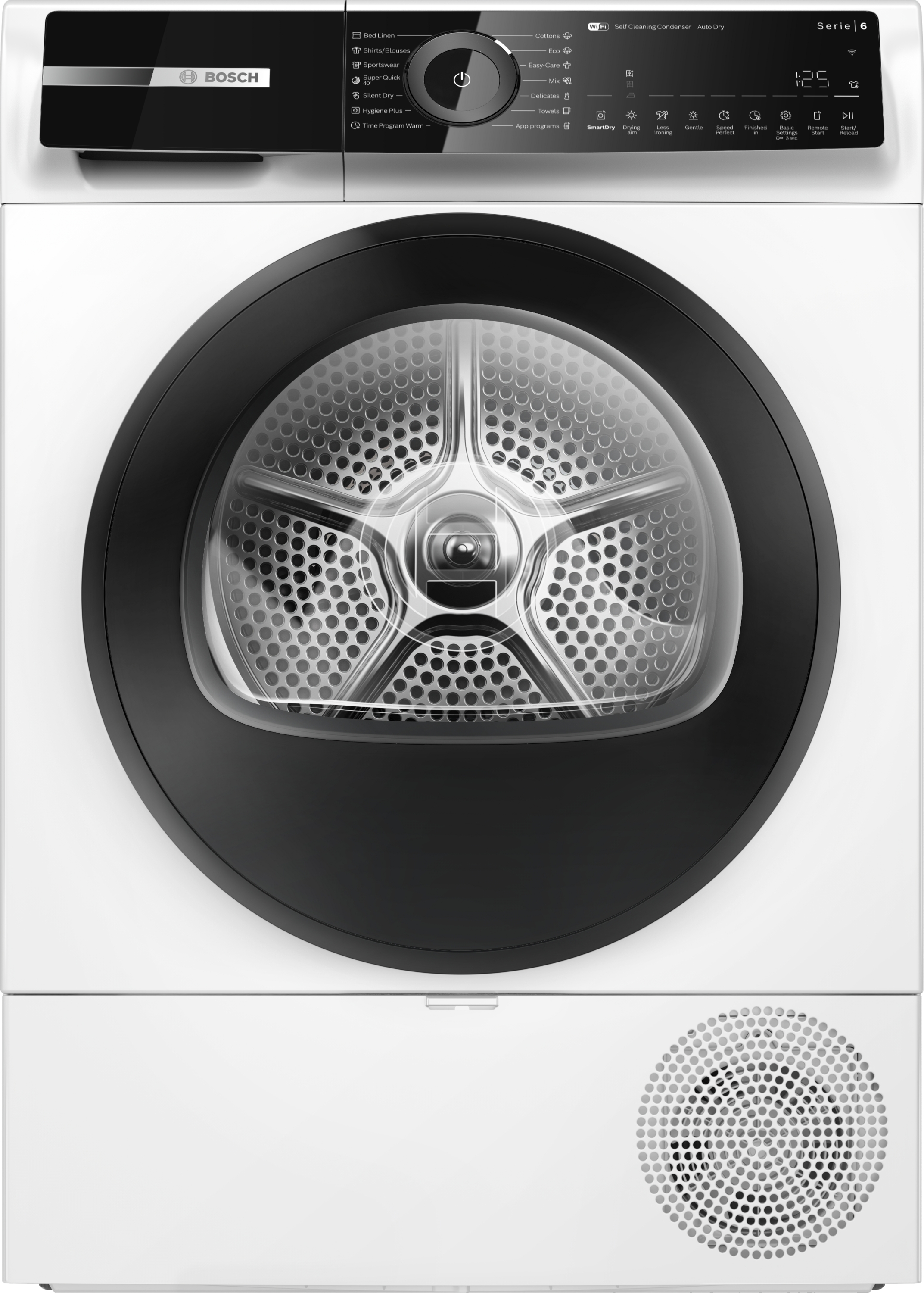 Series 6, heat pump dryer, 9 kg, WQN246D0BY