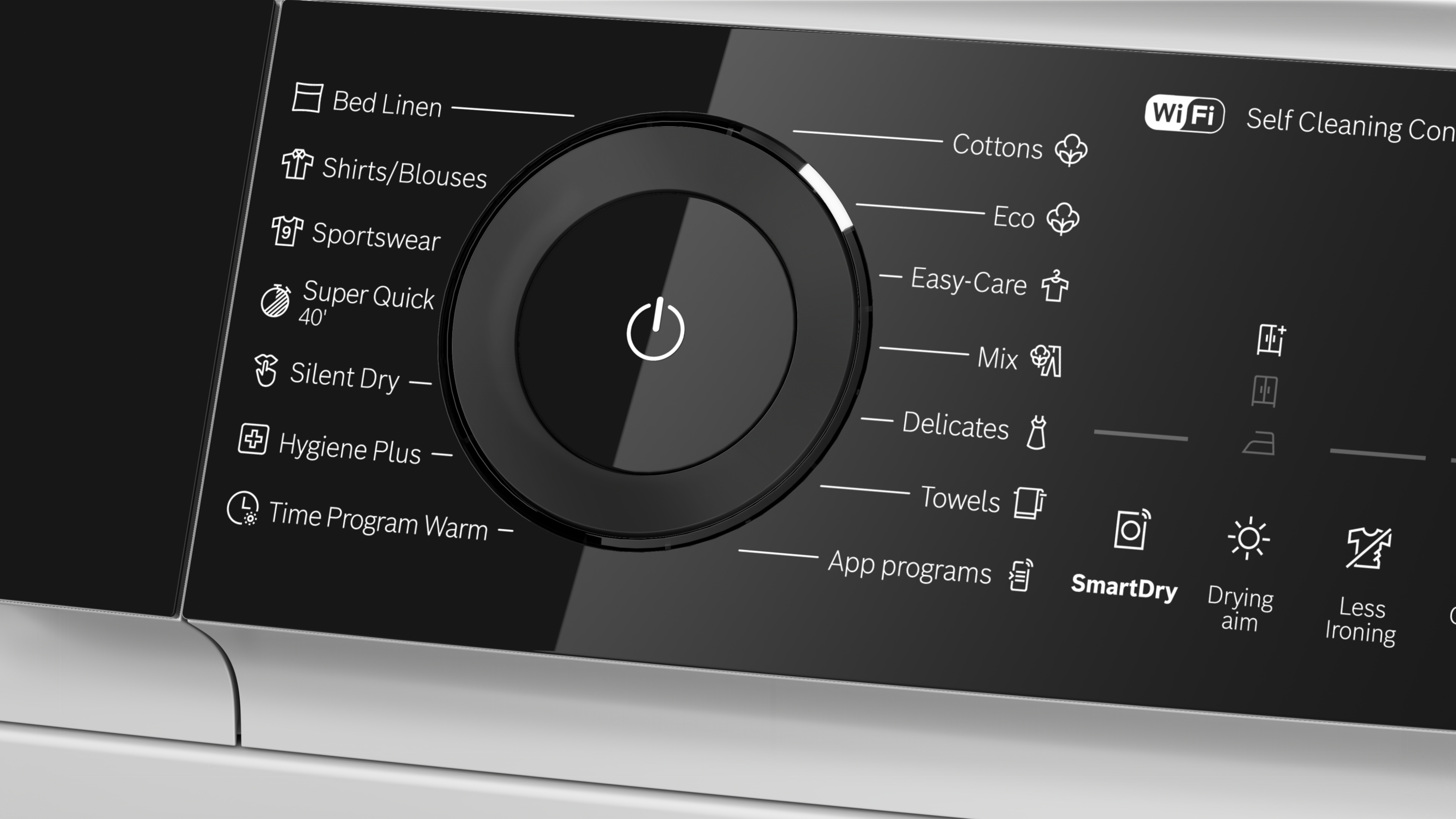 Series 6, heat pump dryer, 9 kg, WQN246D0BY