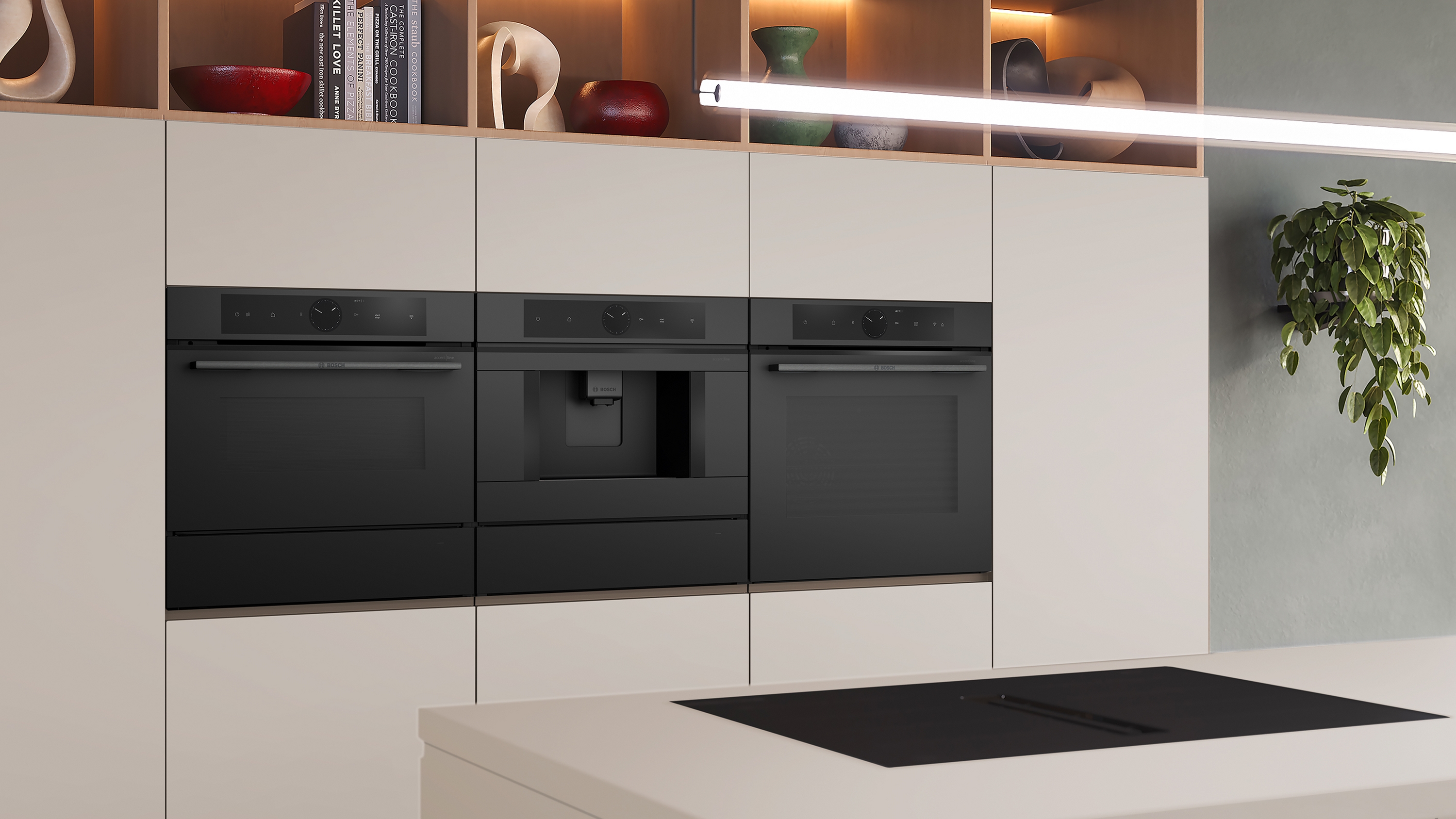 Series 8, Built-In Fully Automatic Coffee Machine, Matt Black, CTL9181M0