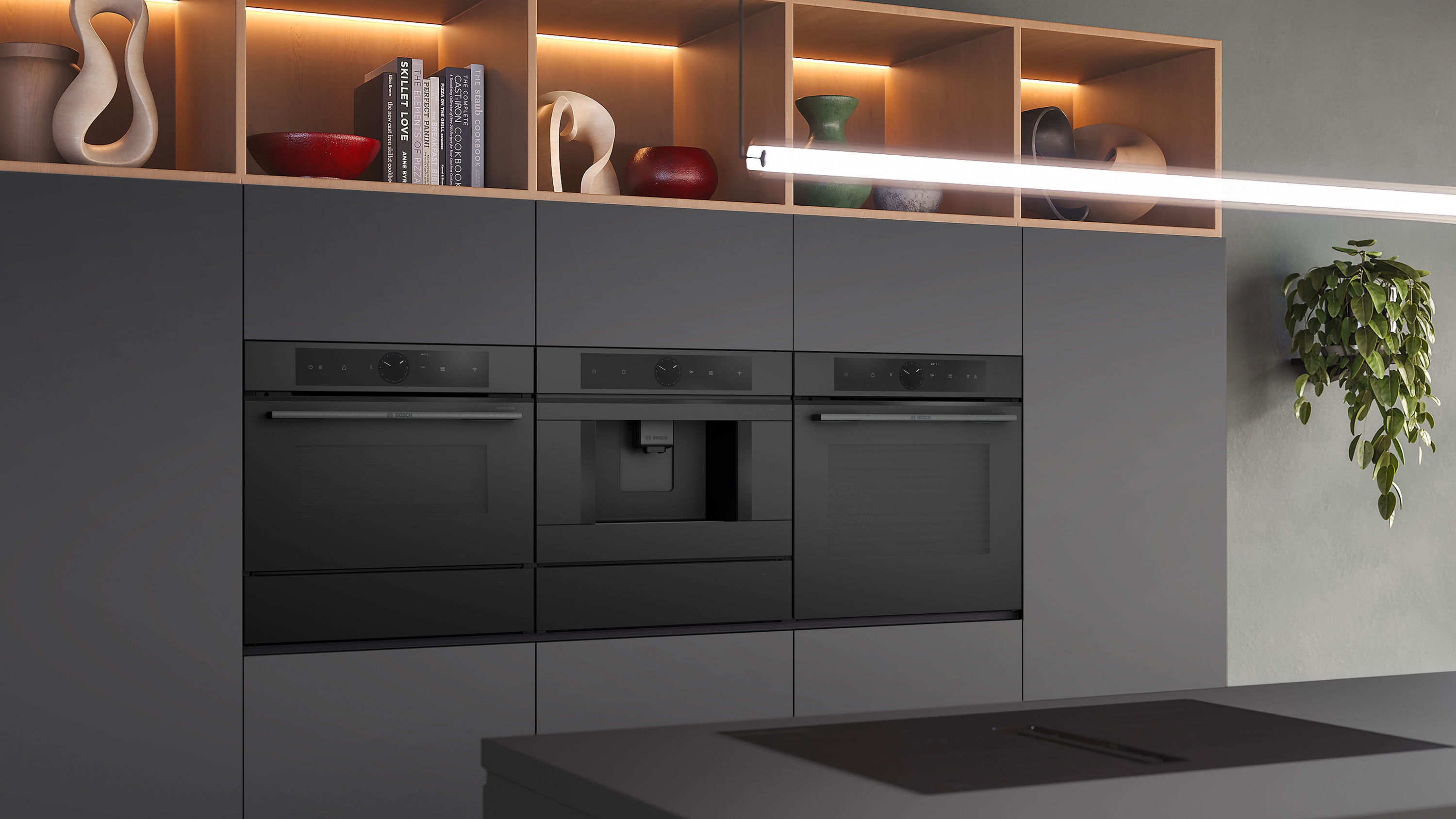 Series 8, Built-In Fully Automatic Coffee Machine, Matt Black, CTL9181M0