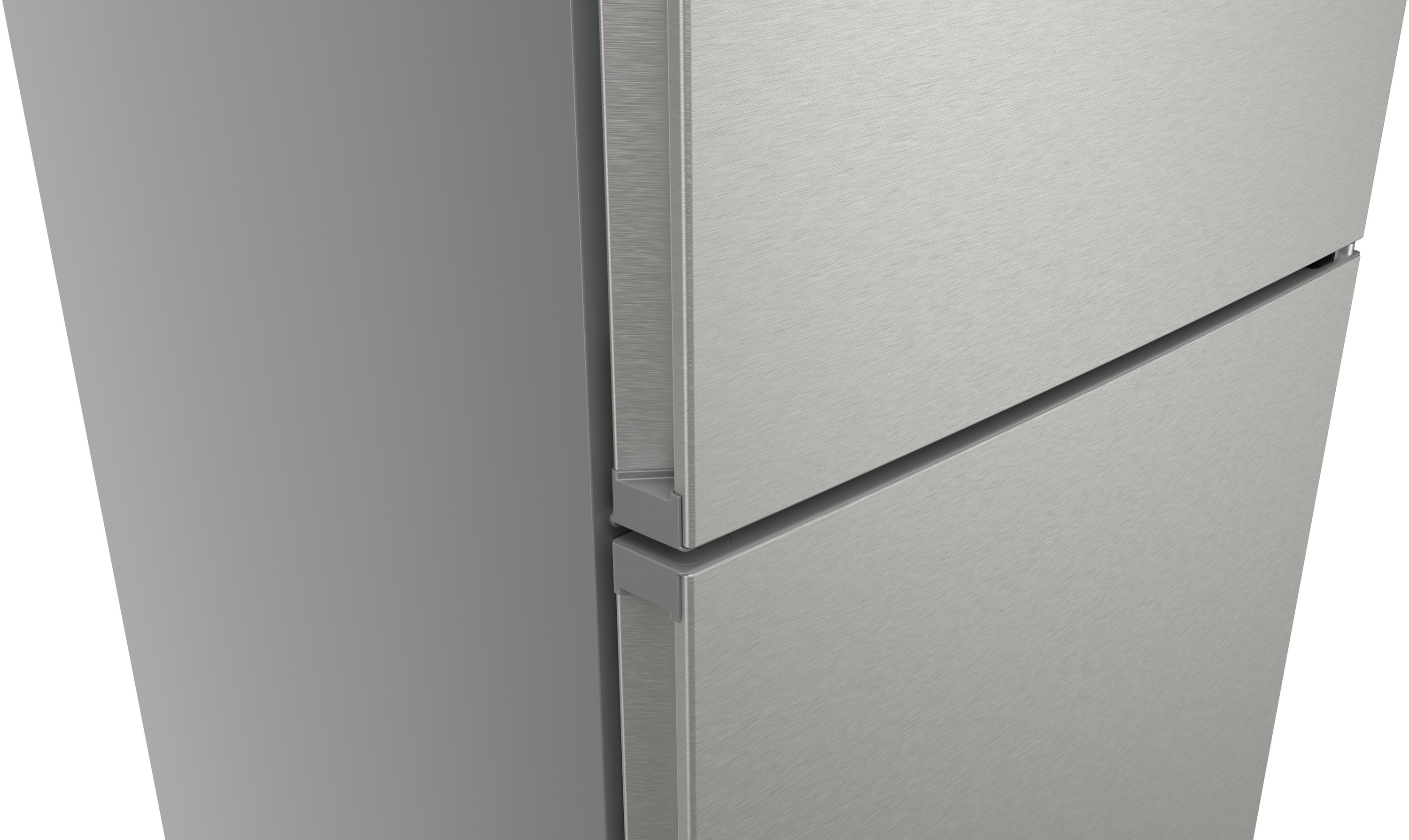 Series 4, free-standing fridge-freezer with freezer at bottom, 186.2 x 69.5 cm, Brushed steel (with anti-fingerprint), KGN56VPD0N