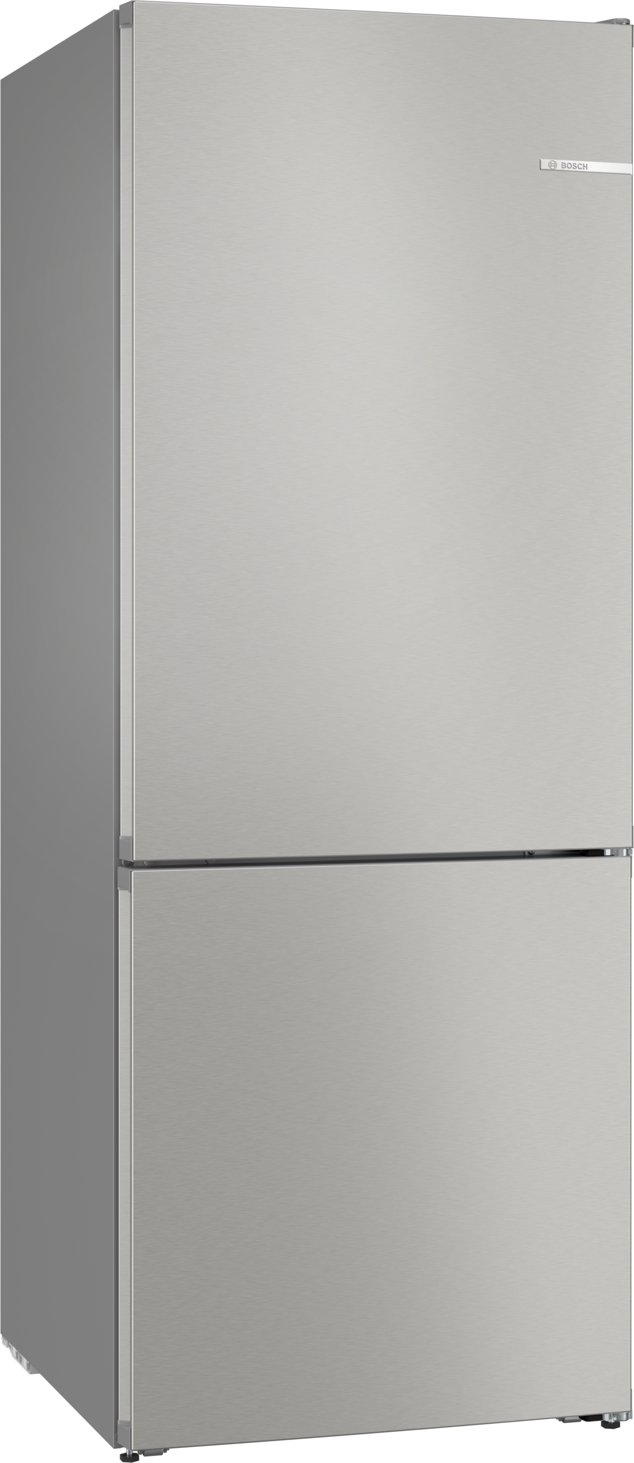 Series 4, free-standing fridge-freezer with freezer at bottom, 186.2 x 69.5 cm, Brushed steel (with anti-fingerprint), KGN56VPD0N