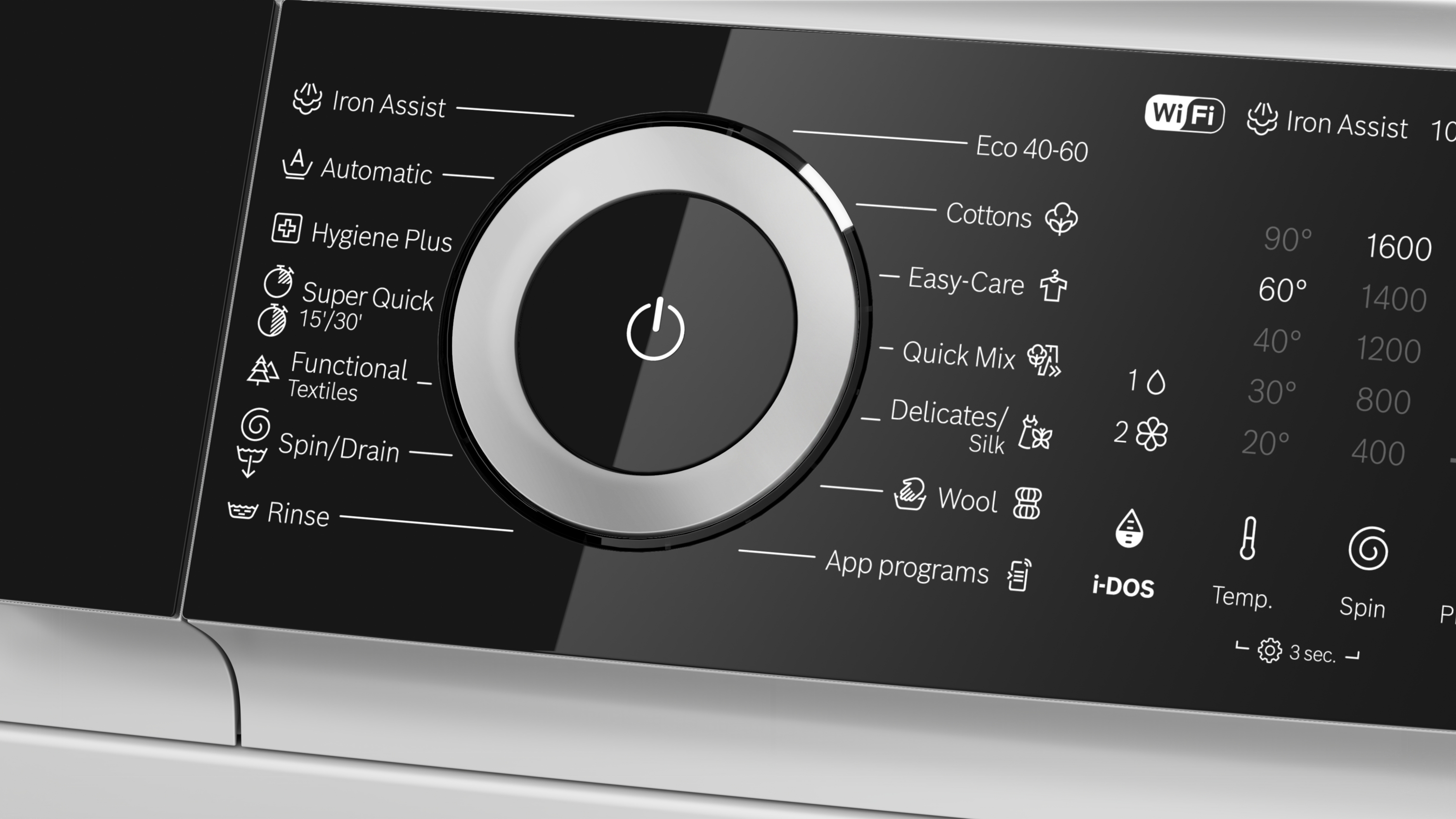 Series 6, washing machine, frontloader fullsize, 10 kg, 1600 rpm, WGN256A0BY