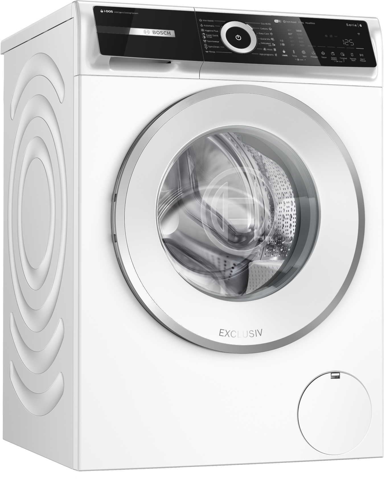 Series 6, washing machine, frontloader fullsize, 11 kg, 1400 rpm, WGN264A0BY