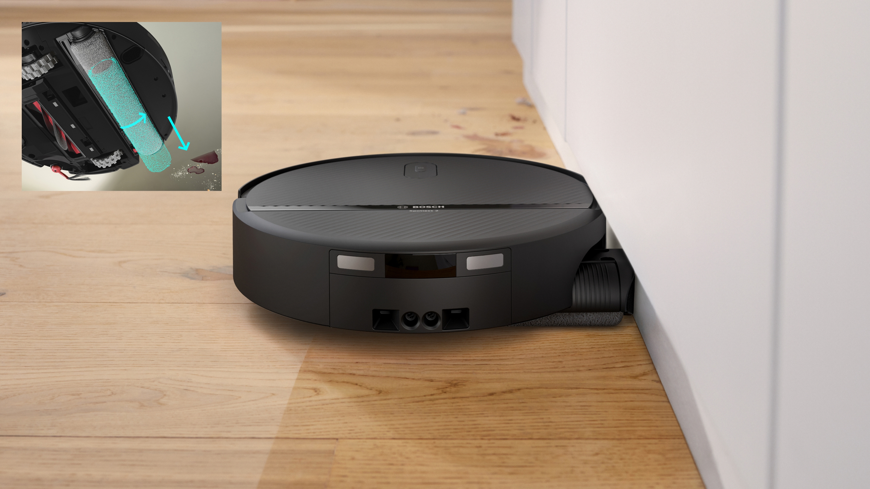 Robot vacuum cleaner, Spotless 2 Advanced +, BCR2P2BXAB