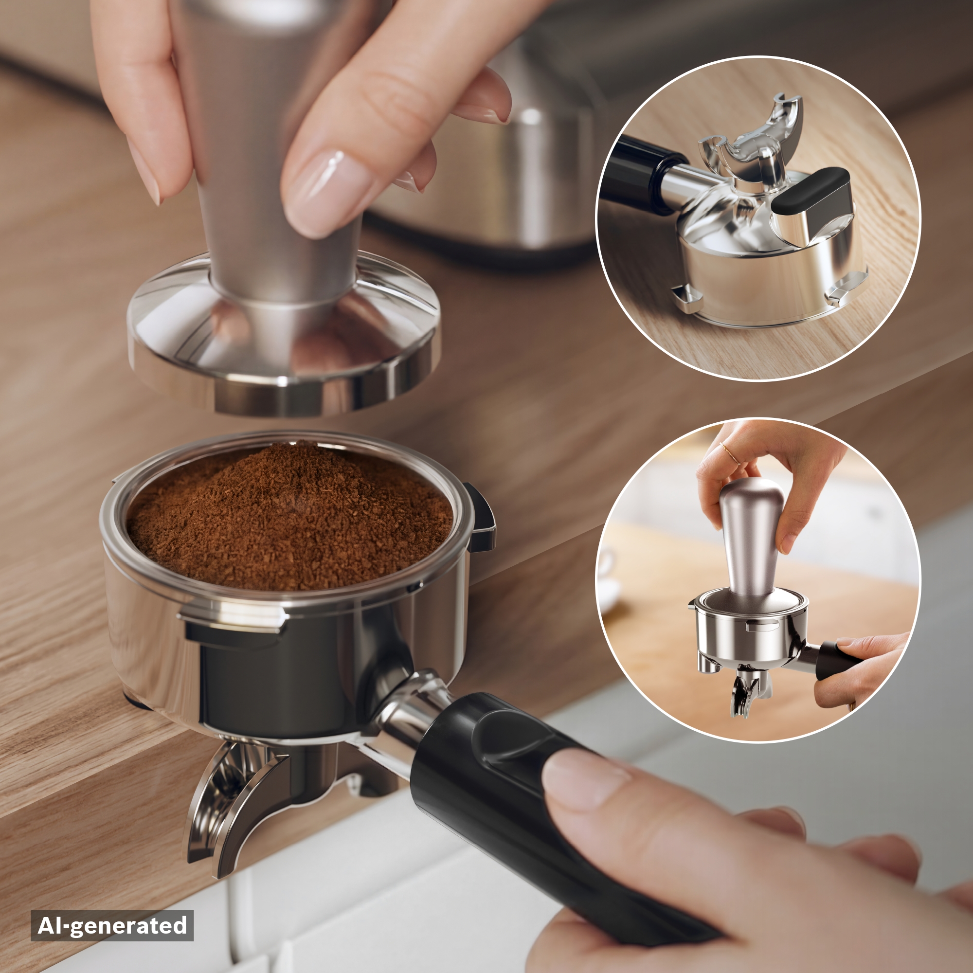 Serija 4, Semi Automatic Coffee Maker, Nerđajući čelik, PFE403C3