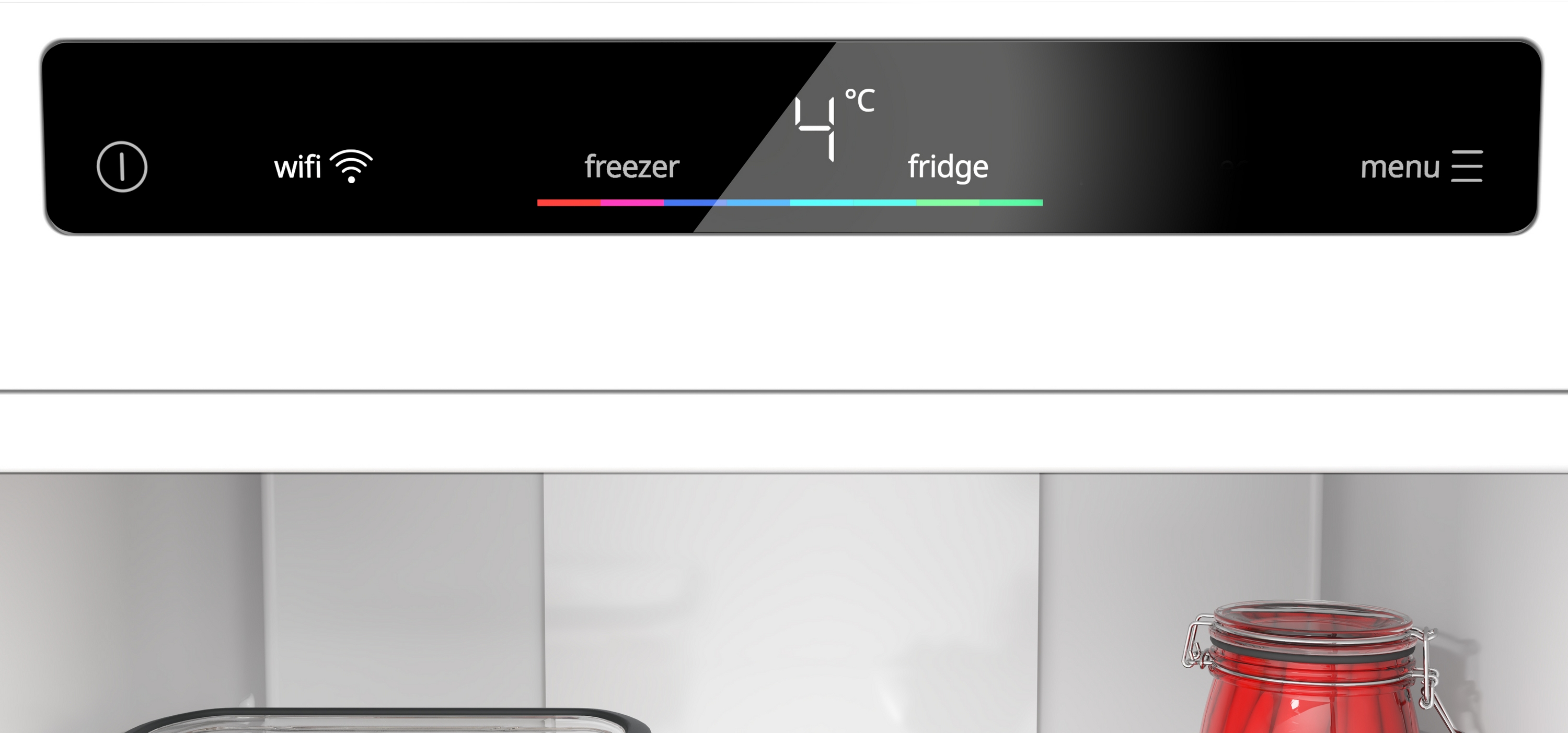 Series 2, free-standing fridge-freezer with freezer at bottom, 203.2 x 59.5 cm, White, Total No Frost, KGN39NWDK
