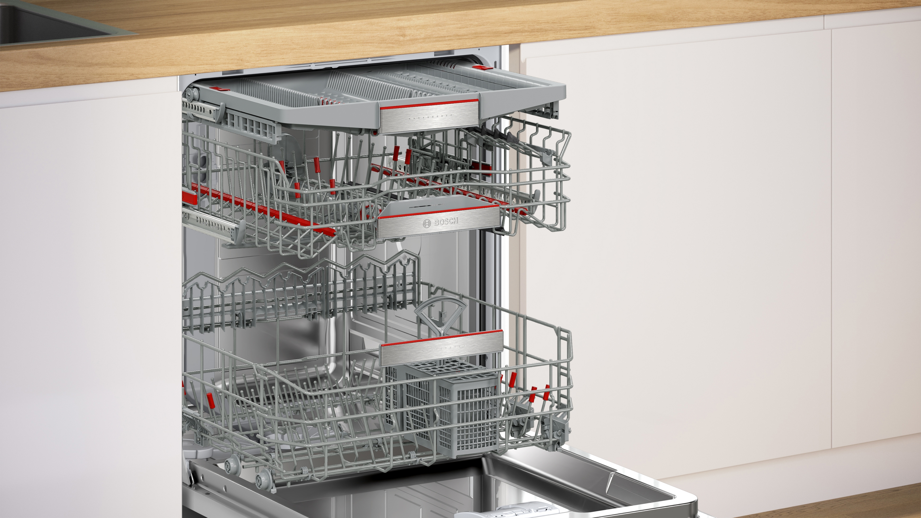 Series 8, fully-integrated dishwasher, 60 cm, Variable hinge for special installation situations, SMT8EC800E