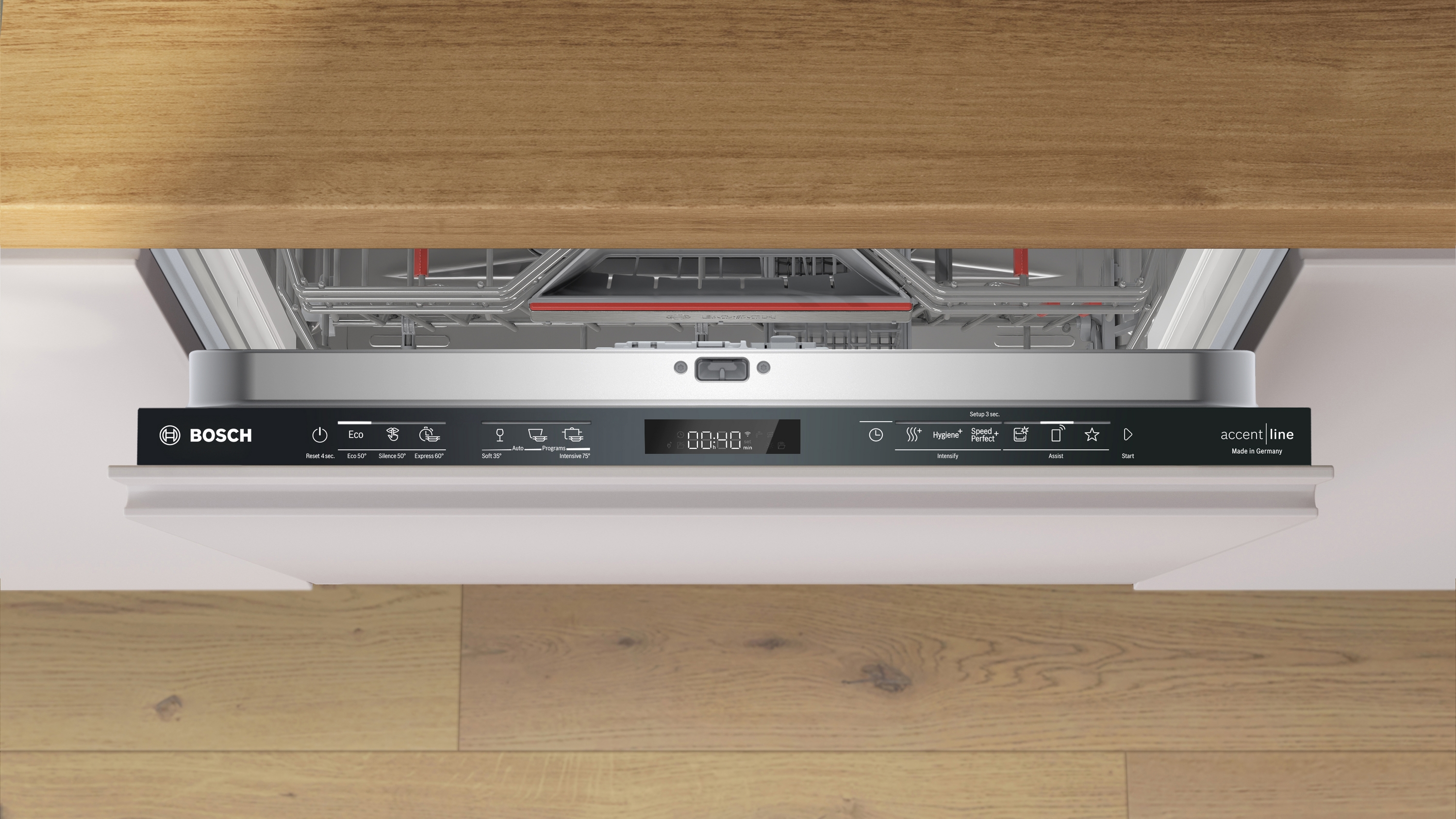 Series 8, fully-integrated dishwasher, 60 cm, Variable hinge for special installation situations, SMT8EC800E