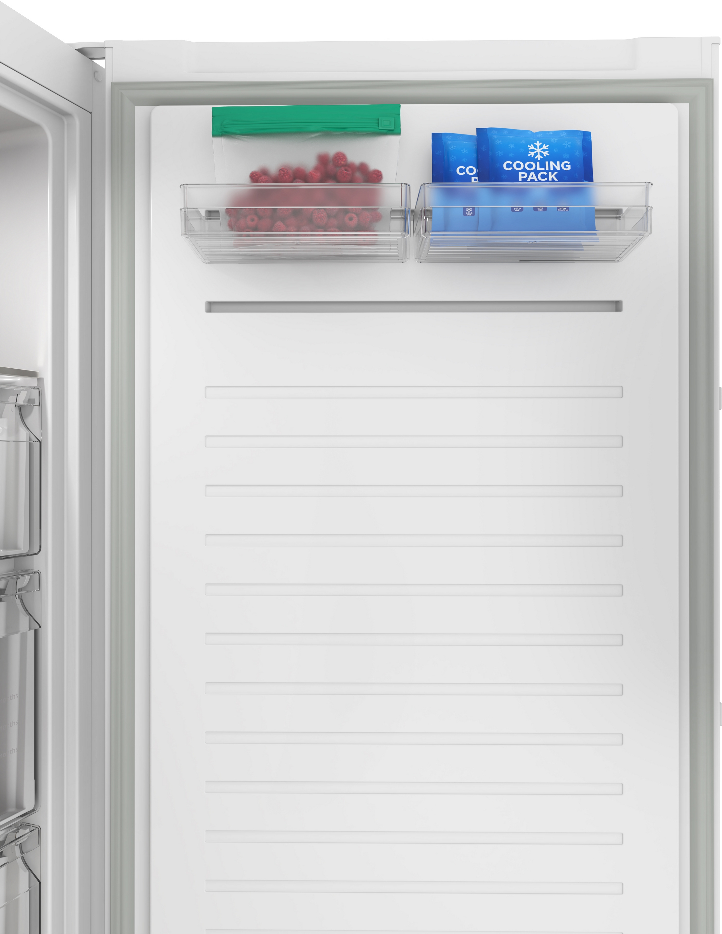 Series 4, free-standing freezer, 161.2 x 69.5 cm, White, GSN51VWDG