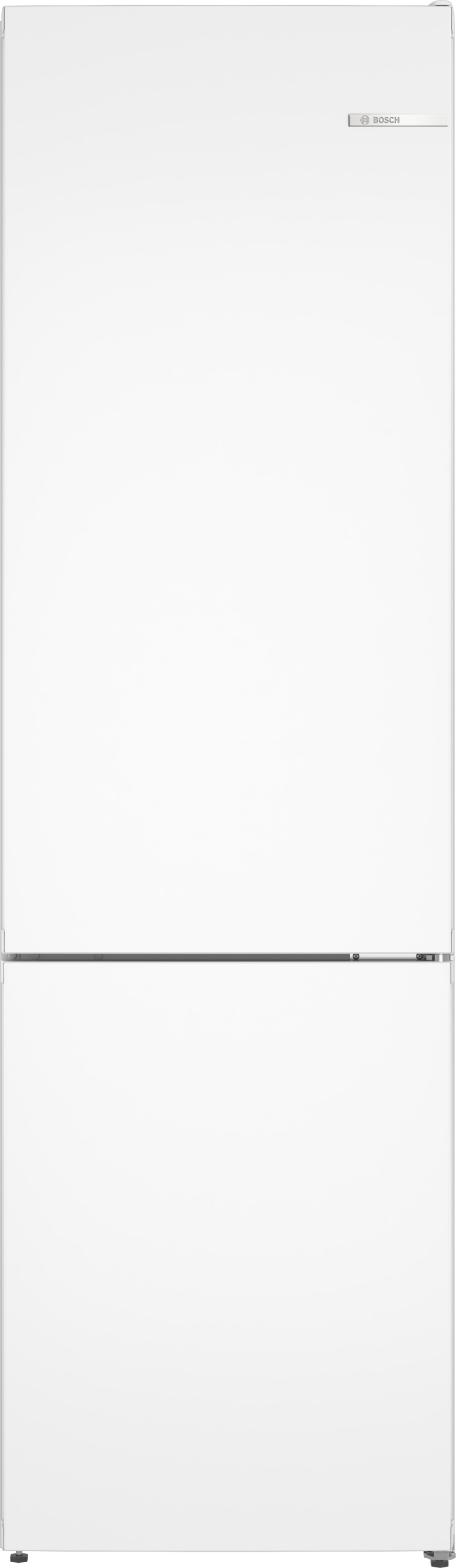 Series 2, free-standing fridge-freezer with freezer at bottom, 203.2 x 59.5 cm, White, Total No Frost, KGN39TWEK
